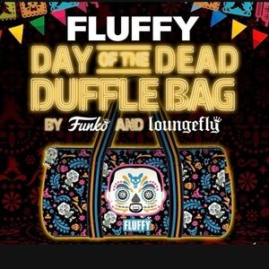 Funko Pop x Loungefly Gabriel Fluffy Iglesias Blacklight Duffel Bag